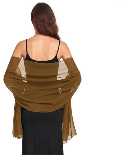 Van Der Rich ® - Silk Mussel Scarf Lätt Sjal - Kvinnor