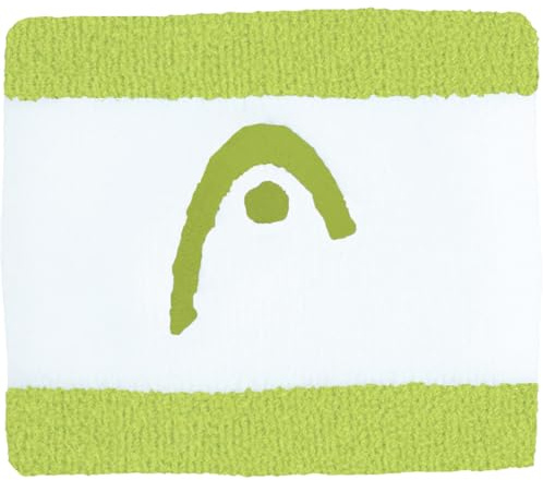 HEAD Schweißband Striped 2,5'', lightlime/White, One Size