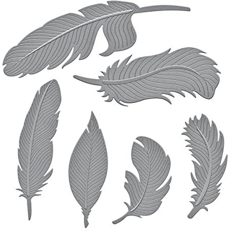 Spellbinders S4-428 Shapeabilities Feathers Etched/Wafer Thin Dies