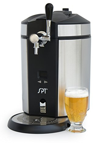 SPT BD-0538 Mini Kegerator & Dispenser, Stainless Steel