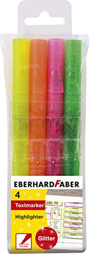 Eberhard Faber 25x Textmarker Glitter 4er Etui