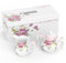 London Boutique Tetera grande de leche, azucarero, juego de té de la tarde, juego de teteras, nuevo hueso, porcelana, caja de regalo, 1300 ml (jarra de leche, azucarero)
