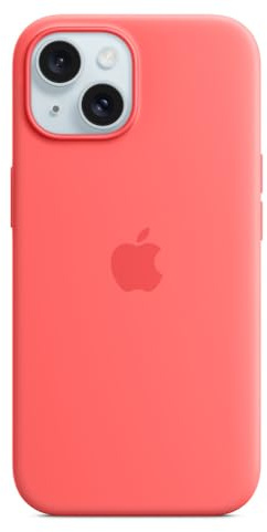 Apple Custodia MagSafe in silicone per iPhone 15 - Guava ​​​​​​​