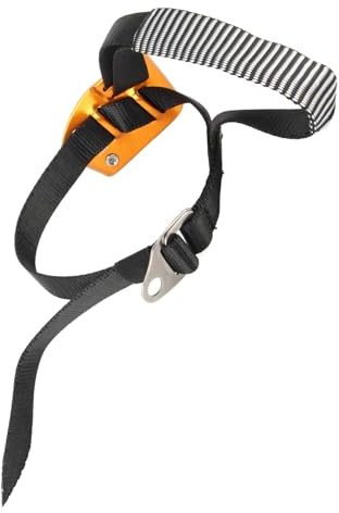 Acouto Elevador de Pie para Equipos de Montañismo y Escalada en Roca Tejido Excepcional, la Hebilla está Fabricada FR Forma Compacta y Durabilidad la Forma Compacta y Durabilidad de su