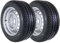 The Drive 2x Komplettrad 195/50 R13 C 104/101N M+S für Pkw-Anhänger & Caravan – Felge 6Jx13 H2 ET30 – Lochkreis 5x112 – Tragkraft bis 900kg – Alligator CVV40 Metallventil – Ersatzräder für Anhänger