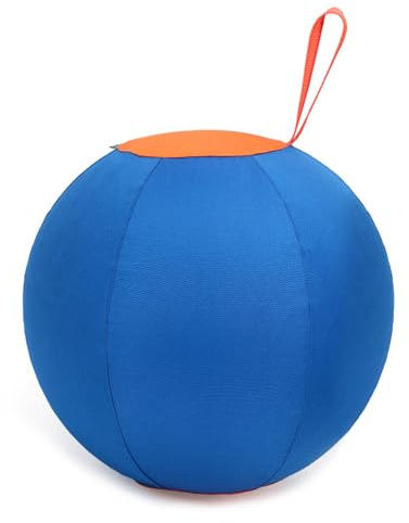 Balle gonflable interactive pour chiens - Jouet d'extérieur - Balle de troupeau molaire - Jouet d'entraînement physique durable - Jouet pour animaux de compagnie - Ballon de cheval - Lanceur de balle