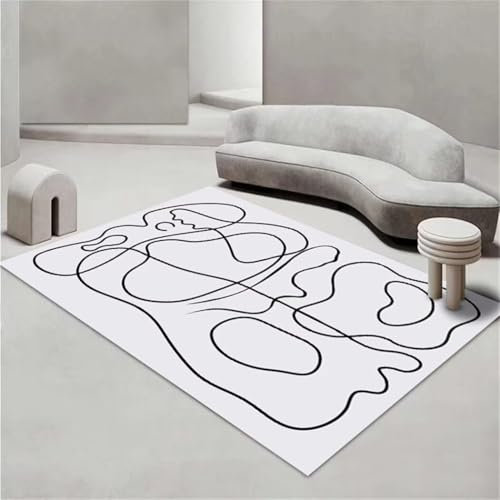 140X200Cm Weiß Auslegware Teppichboden Der Niedrige Samtsaal Im Rechteckigen Flur Des Restaurants Ist Schmutzabweisend Und Rutschfest Auslegware Teppichboden Auslegware Teppichboden 4Ft 7.1''X6Ft 6.7'