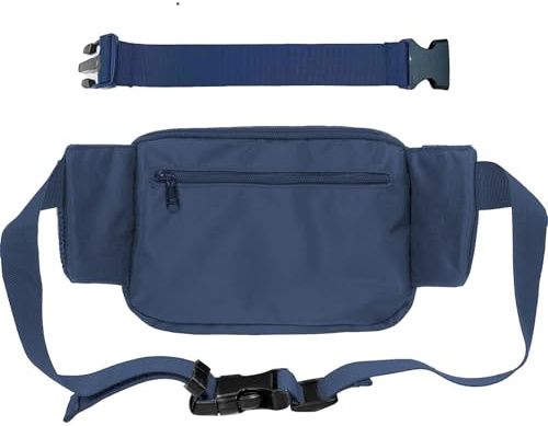 Organisateur de Sac Infirmier Banane avec Plusieurs Compartiments, Pochette d'infirmière et Ceinture réglable, Sac Banane Organisateur Multi(Bleu)