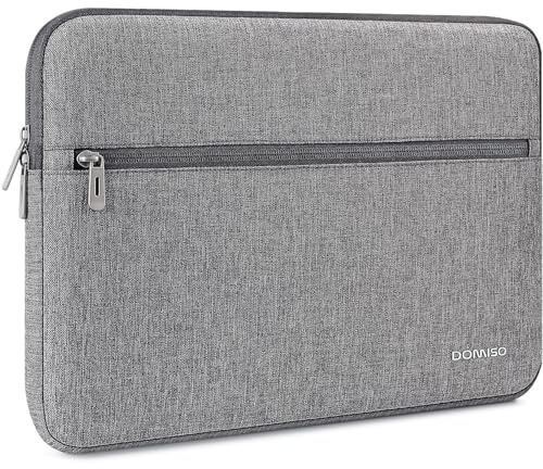 DOMISO Custodia per Laptop 15,6-16 Pollici Antiacqua e Antigraffio Borsa PC Portatili per MacBook Pro 16 M4/M3/M2, Dell XPS 16, HP Envy 15, Lenovo IdeaPad 5 / Flex 5, Grigio
