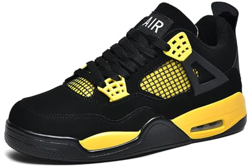 Zapatillas de Baloncesto para Hombre Retro Skate clásicas Suela de Goma Moda Zapatos Deporte Antideslizantes Botas de Baloncesto para Entrenamiento al Aire Libre