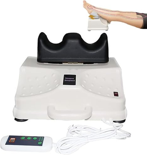 VXRONOP Swing Foot Massager, Portable Electric Aerobic Exerciser, 10 Gear Speed Adjustable, Relax Pain Relief,Fitness Blood Chi Machine with Controller