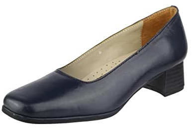 Amblers Walford - läderpumps - dam, Marin, 39.5 EU