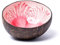 cocovibes Schlüsselschale Schmuckschale aus Kokosnuss Schalen mit Anti-Kipp-Ring. (Rosa)