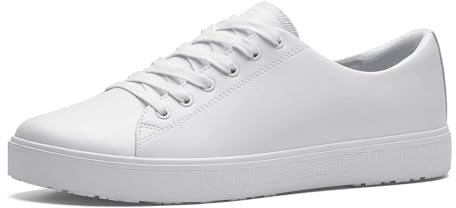 Shoes for Crews Old School Low-Rider IV, Zapatos de Trabajo para Hombres y Mujeres con Suela Antideslizante, Calzado Ligero y Repelente al Agua
