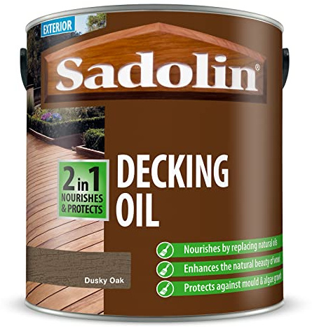 Sadolin Decking Oil (2 in 1) New 2.5 litre Colour - Dusky Oak