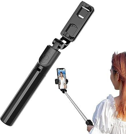 Rianpesn Selfie Stick with Remote Control, Cell Phone Tripod Stand and Phone Mount - Extendable Travel Tripod for All Cellphones