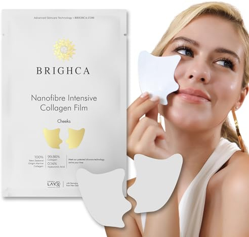 BRIGHCA Collagen Melting Mask Refill Pack (8 Pouches) - Part of Brighca’s Melting Collagen Set | Anti-Aging Korean Skin Care Collagen Routine (CHEEKS)