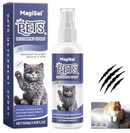 Spray repellente per gatti, protezione antigraffio per divano e gatti, anti-graffio, anti-graffio, anti-graffio, anti-graffio, protegge per interni ed esterni, adatto per divani, pavimenti, mobili