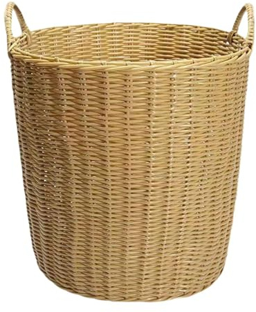 rockible Cesto intrecciato fatto a mano, cesto portabiancheria in finto rattan per, Xl
