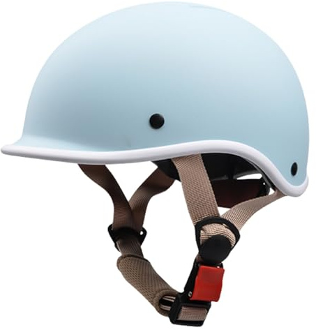 Casco Jet para Moto Infantil, Casco De Scooter Infantil, Casco Abierto para Moto Infantil De 3 A 12 Años, Homologado Según La Norma ECE 22.06 B,48-53cm