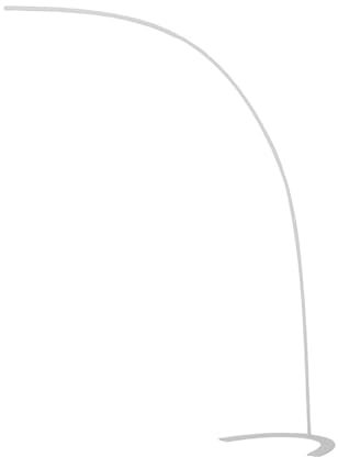 LED Lampadaire Danua à intensité variable (Moderne) en Blanc Métal e. a. pour Salon & Salle manger (1 lampe,à), Sur Pied, Lampe a de Sol