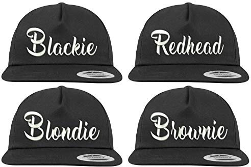 Youth Designz Baseball Kappe Snapback Cap Modell BROWNIE Schwarz