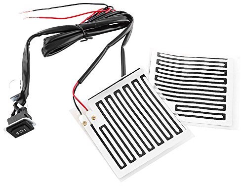 EBTOOLS Manopole Riscaldate Moto Manopole Riscaldate Moto Resistenza Scalda Manopole Adatto per Polaris Rmk Puno Moto Cuscinetti Manubrio Riscaldati Riscaldate Scaldamani Universale ATV