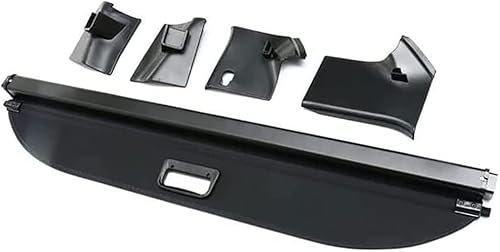 hfzqkj Auto Laderaumabdeckung Kofferraumabdeckung Rollo für Tesla Model Y 2020 2021 2022 2023, Einziehbare Kofferraumklappen Hintere Kofferraum Ablagen Hutablage