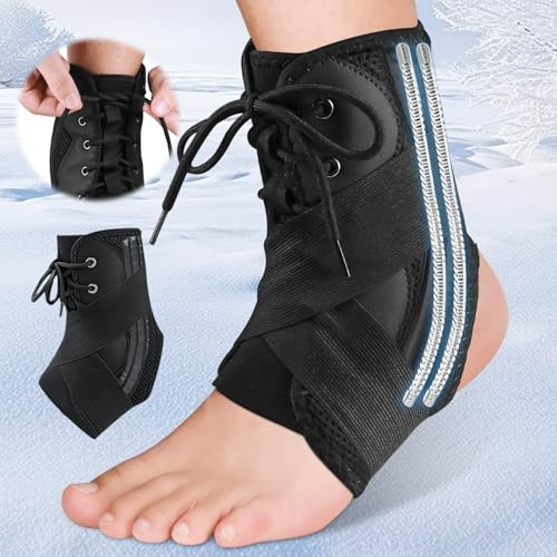 Xiuxhae Fascia per caviglia con molla ad alte prestazioni, traspirante e altamente stabile