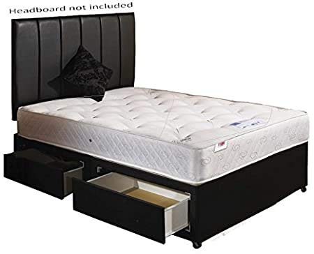 Single 3ft Divan Bed 2 Drawer with Orthopaedic Mattress.
