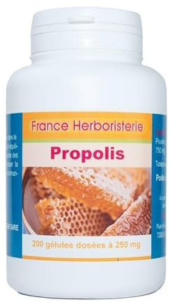 GELULES PROPOLIS 200 gélules dosées à 250 mg