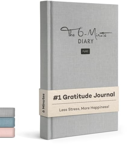 UrBestSelf 6-Minuten Diario della Gratitudine per Adulti 2025 PUR (Inglese) – Diario Motivazionale, Quaderno di Journaling e Consapevolezza – Gratitude Journaling diary per Più Resilienza