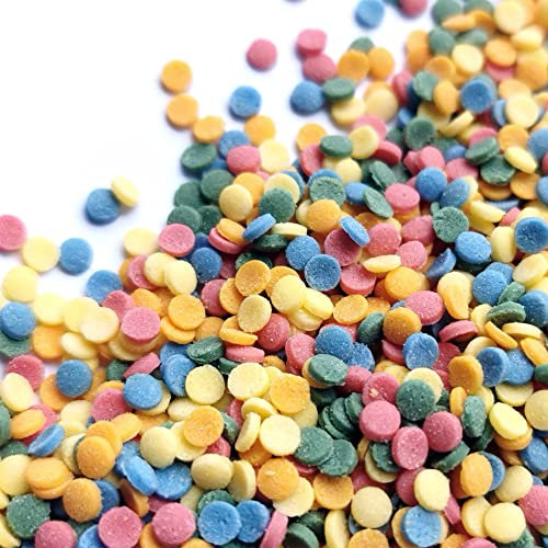 Streuselheld Konfetti Bunt 40g Streusel zum Dekorieren und Verzieren von Gebäck aller Art wie Torten Kuchen Keksen Zuckerstreusel