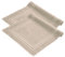 Komfortec Badvorleger Set 2 Teilig, Frottee Duschvorleger, Waschbar Duschmatte & Badteppich, 600 g/m² &100% Baumwolle, Saugfähig & Schnelltrocknend, 50 x 70 cm, Beige