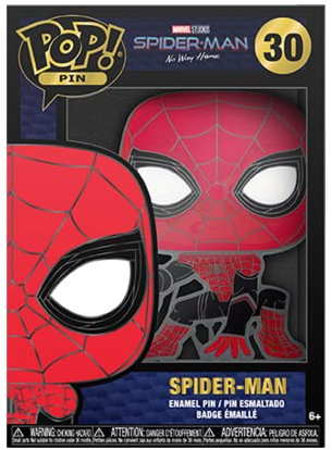 Funko Pop! Large Enamel Pin MARVEL: SPIDERMAN TOM HOLLAND - Spider-Man - Spiderman No Way Home Spille Smaltate - Spilla da Collezione Carina - per gli Zaini & Borse - Idea Regalo - Movies Fans