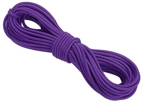 PATIKIL Elastico Corda Pesante Elastico Corda Corda 1/8 11 Iarde Scuro Viola per Creazione Fai-da-Te Cucito Gancio Cinghie Campeggio Farfalla Cinghia