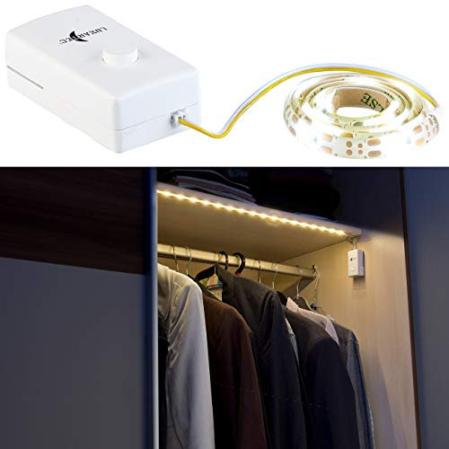 Lunartec Indoor-LED-Streifen, 18 LEDs, Schalter, Versandrückläufer (Glaskantenbeleuchtung)