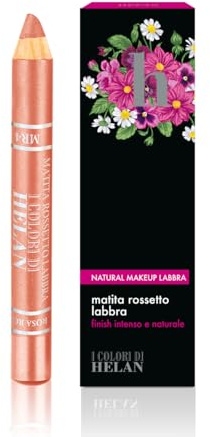Helan I Colori di Helan - Matita Labbra Rosa Rosè Morbida Idratante Make Up Luminoso Matitone Labbra Tratto Preciso con Cere Nutrienti Texture Cremosa Rossetto Lunga Durata Intenso per Makeup Naturale