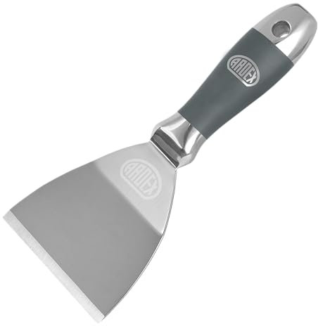 Ardex Premiumspachtel 100 mm -gebogen- Edelstahl Spachtel mit ergonomischem Griff
