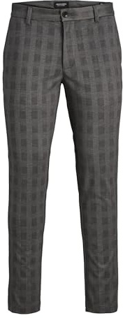 JACK&JONES JPSTMARCO JJCOOPER Structure Chino SN, Coca Mocha/Detail:Check, 31 W/32 L