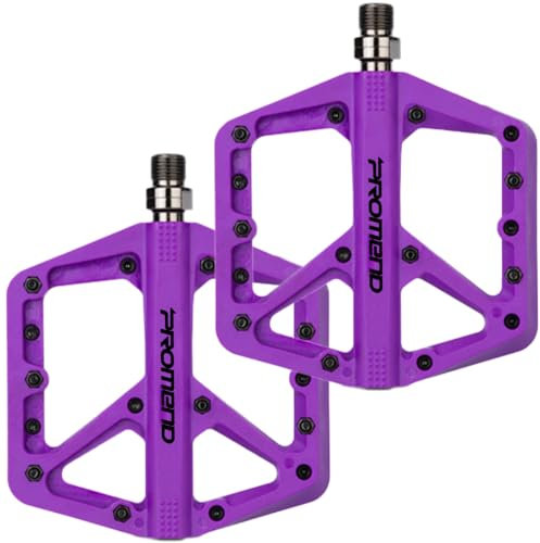 Mountain Bike Pedals - Durable Nylon DU Bearing Platform Pedals 9/16