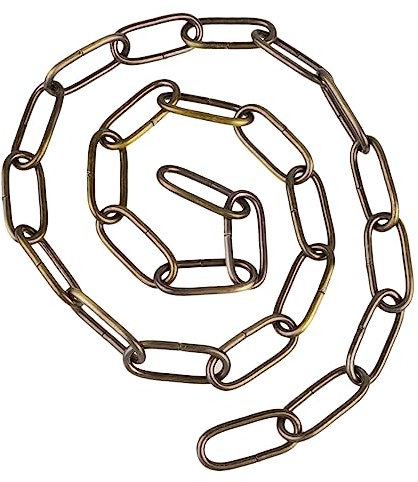 WOONEKY 1m Accesorios De Iluminación De Cadena De Hierro Cadena De Eslabones Para Lámpara De Cristal Duradera Grosor Para Colgar Lámparas De Techo