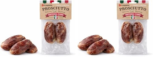 friandise Chien – Snack Nature Os de Hanche de Porc avec Viande – 150g – friandise Robuste pour Chien – sans Gluten – sans Sucre ajouté – Origine Europe (Lot de 2)