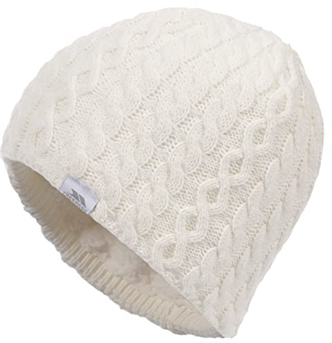 Trespass Womens Beanie Knitted Hat Fleece Lined Winter Ski Kendra