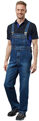 Pionier 430-54 Jeans Latzhose Denim stone washed, Blau, Größe 54