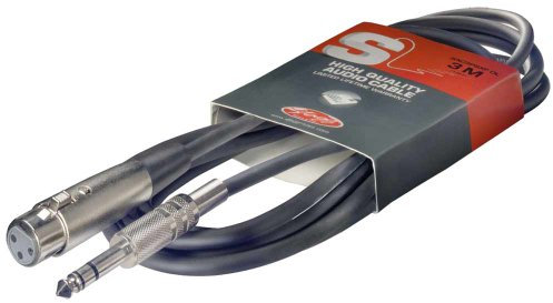 Stagg SAC6PSXF DL Audio Kabel (6m, DLX Stecker-auf-XLR Buchse)
