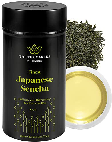 The Tea Makers of London Japanese Sencha Green Loose Leaf Tea 125 g Caddy