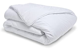 Bleu Calin Couette Hiver 1 personne, Très Chaude, Superbe gonflant, Microfibre - 140x200cm