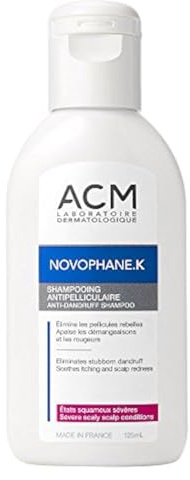 ACM LABORATOIRE DERMATOLOGIQUE NOVOPHANE K ANTI DANDRUFF TREATMENT SHAMPOO 125ML Ships to WorldWide by ACM