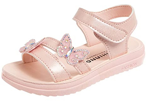 Sandalias Niñas Zapatos Infantiles 2025 Zapatos Descalzos Zapatillas Verano Sandalias de Trekking Transpirables Zapatos de Verano Zapatos Niños Zapatos de Playa Zapatos de Exterior Cuero Sandalias de